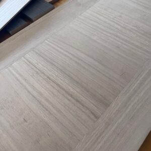 Puerta enchapada sin canterías